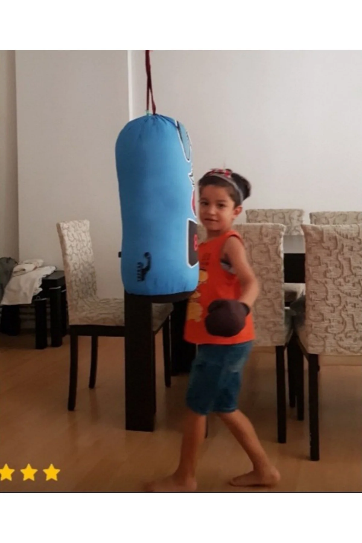 اسباب بازی های پشمی کیسه بوکس کودکان 2 تا 6 ساله به همراه هدیه دستکش TOPRAK SPORT