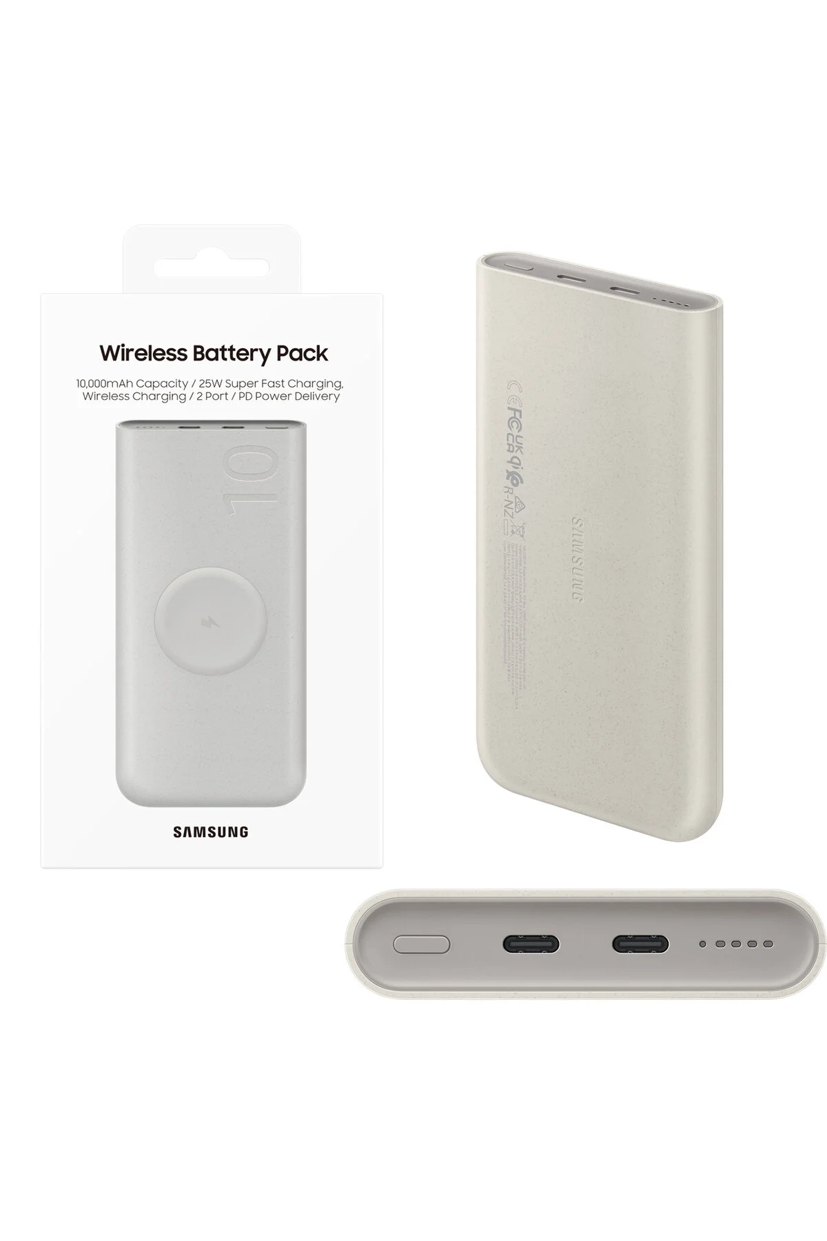 پاوربانک بی سیم POWERBANK ORIGINAL 10000MAH 25W شارژ فوق العاده سریع EB Samsung
