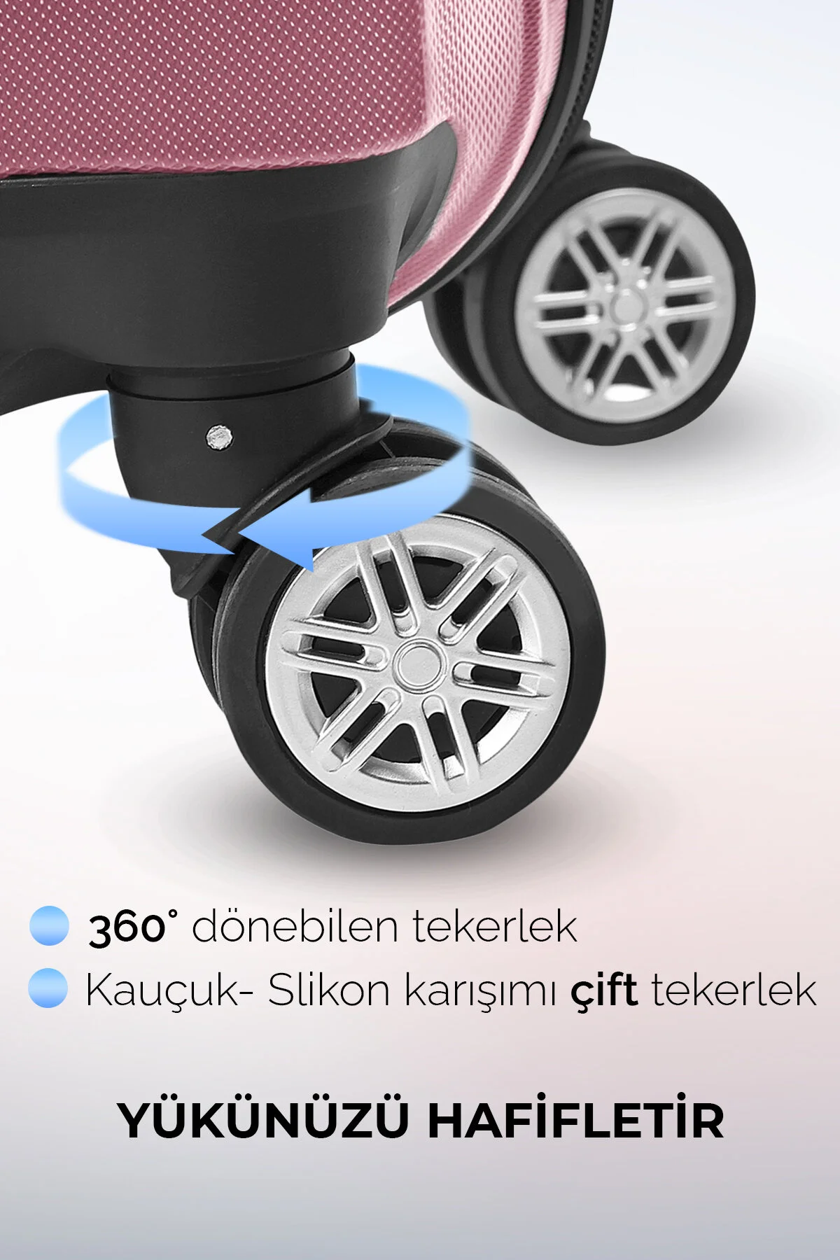 چمدان و ساک صورتی مردانه زنانه مدل بهار گل رز با رنگ متوسط ​​رنگ Polo Sky