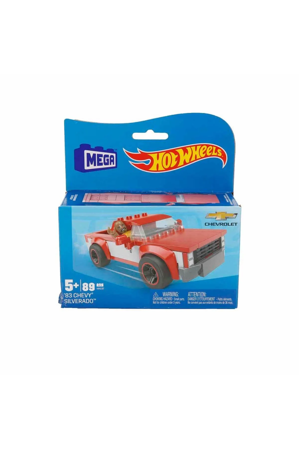 لگو و اسباب بازی های ساخت محور MEGA CONSTRUX HOT WHEELS ALECTIONS SERIES GVM28 83 CHEVY SILVERRADO هات ویلز HOT WHEELS
