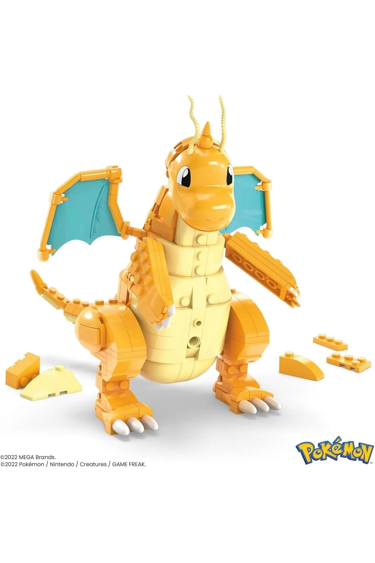لگو و اسباب بازی های ساخت محور MEGA POKÉMON DRAGONITE سنین 8+ HKT25 از ترکیه Mega Bloks