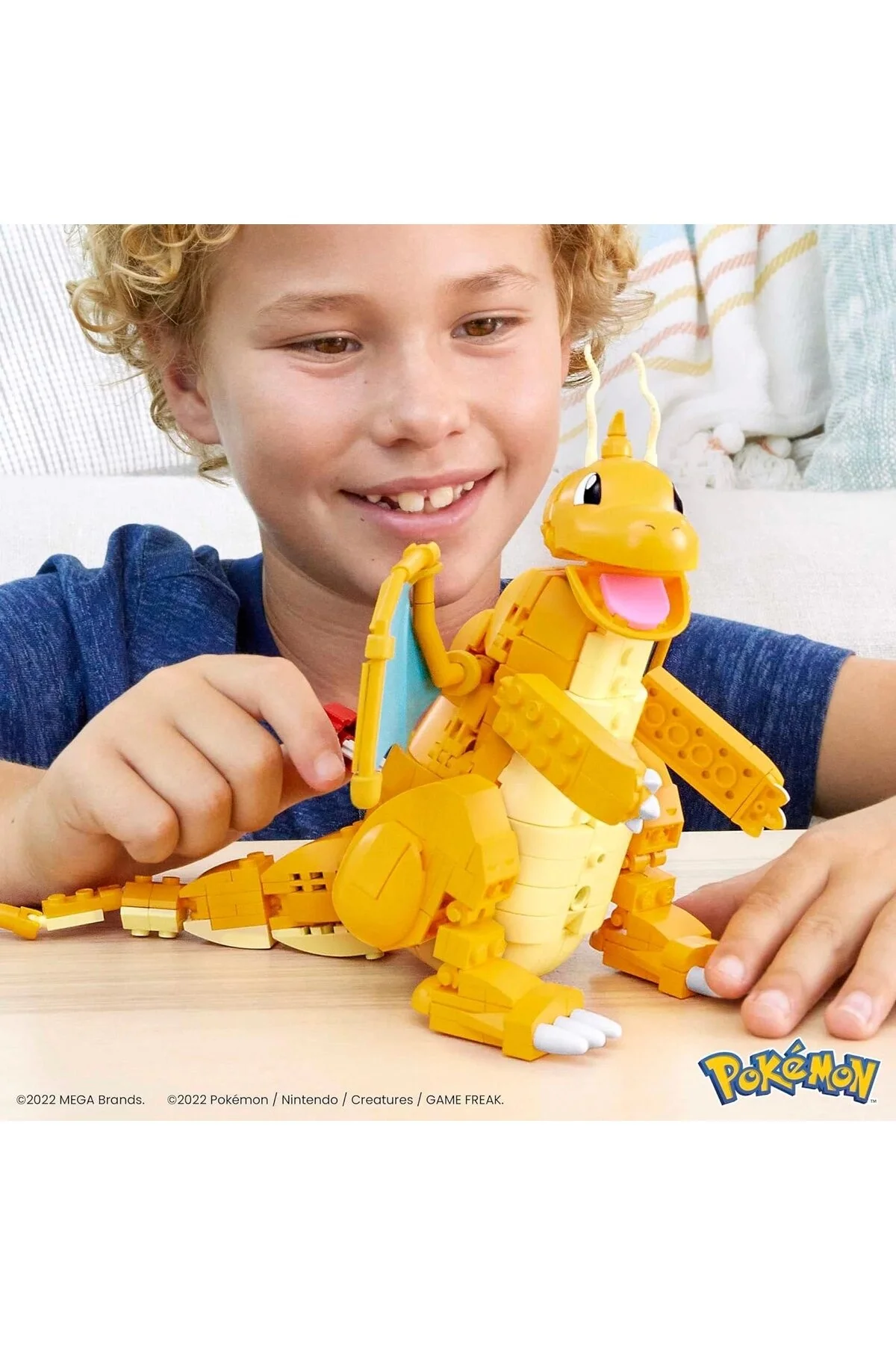 لگو و اسباب بازی های ساخت محور MEGA POKÉMON DRAGONITE سنین 8+ HKT25 از ترکیه Mega Bloks
