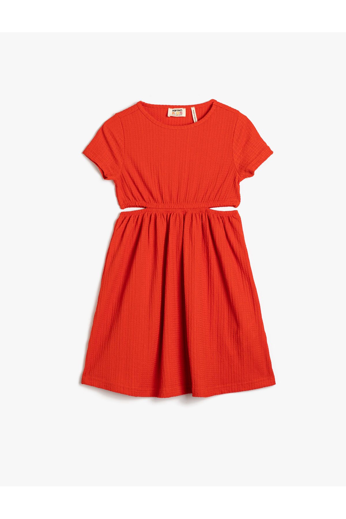 Koton لباس زیر زانو دخترانه قرمز ساده 3skg80081ak - Koton - کوتون - لباس پوشیدن