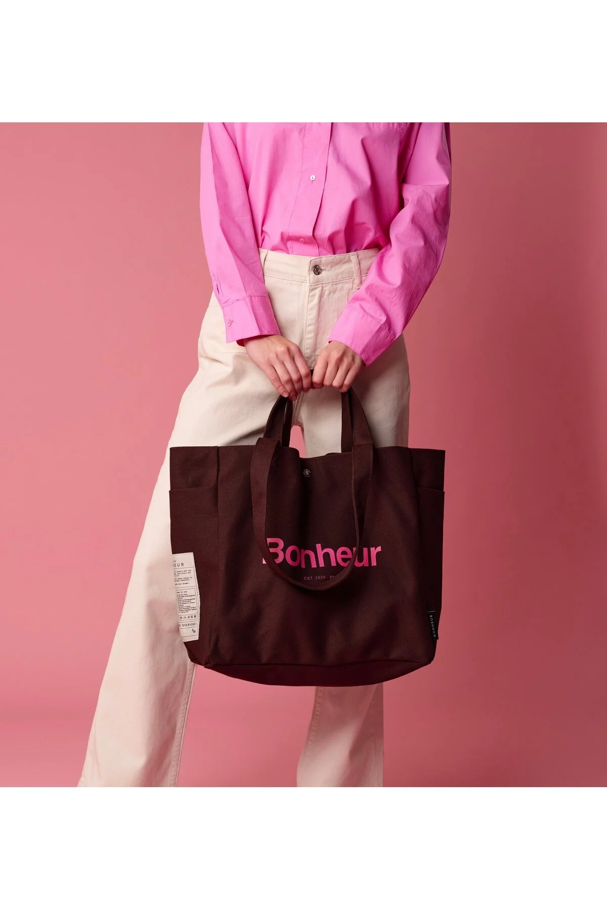 کیف شانه ای مردانه و زنانه N ° 4 BABA BAG BROWNIE CHERRY Bonheur