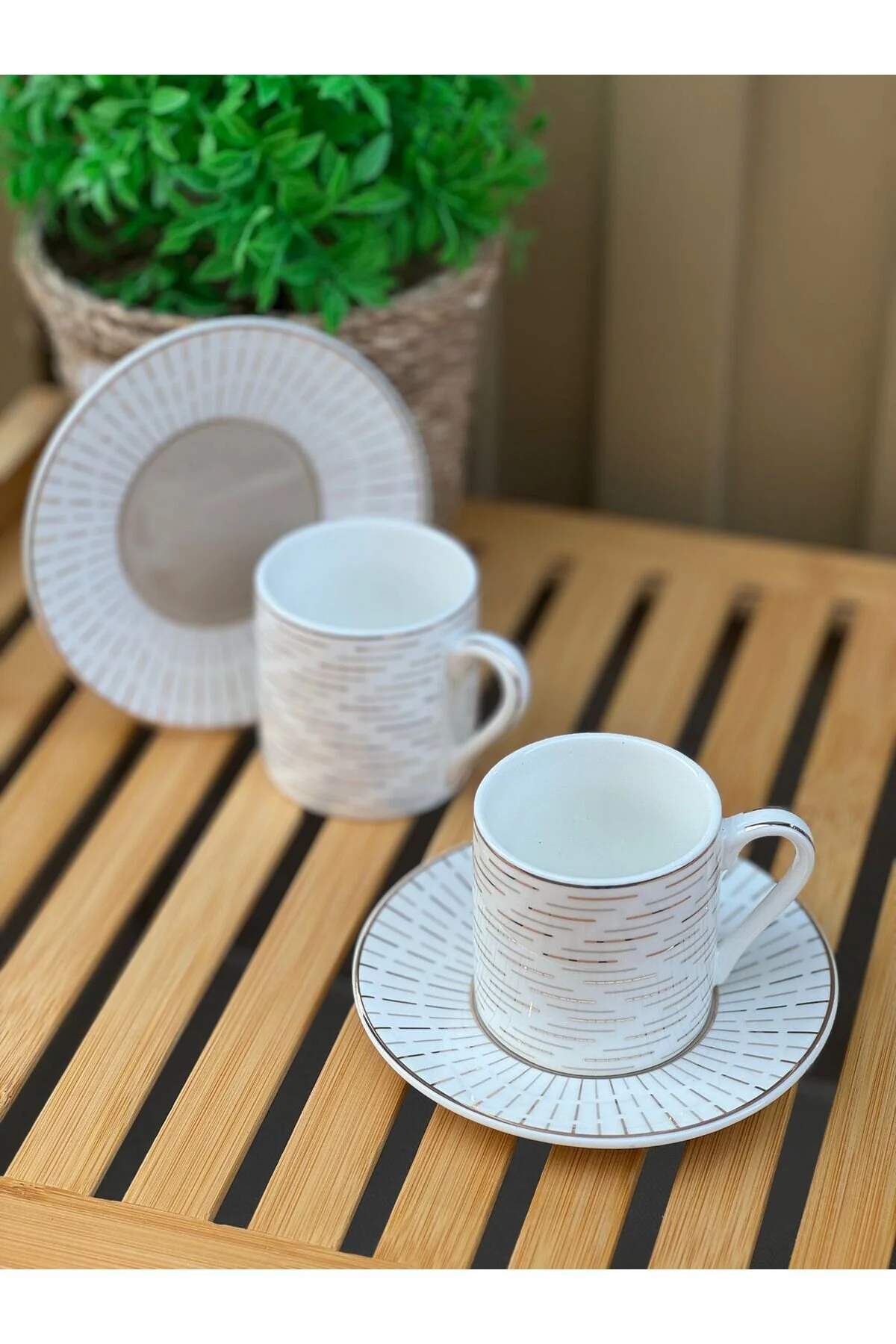 فنجان قهوه سفید پرسلن روکش استخوانی جدید 80 میل Ulus Home