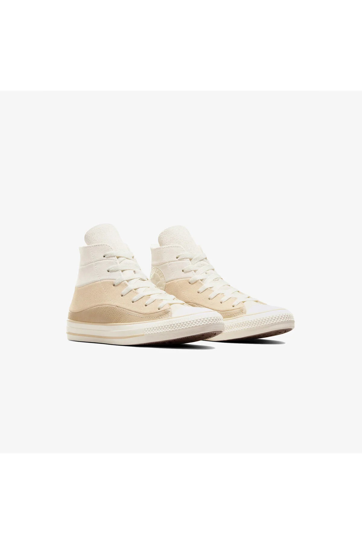 اسنیکر کفش ورزشی چرمی کرم یونیسکس آل استار چاک تیلور کانورس Converse