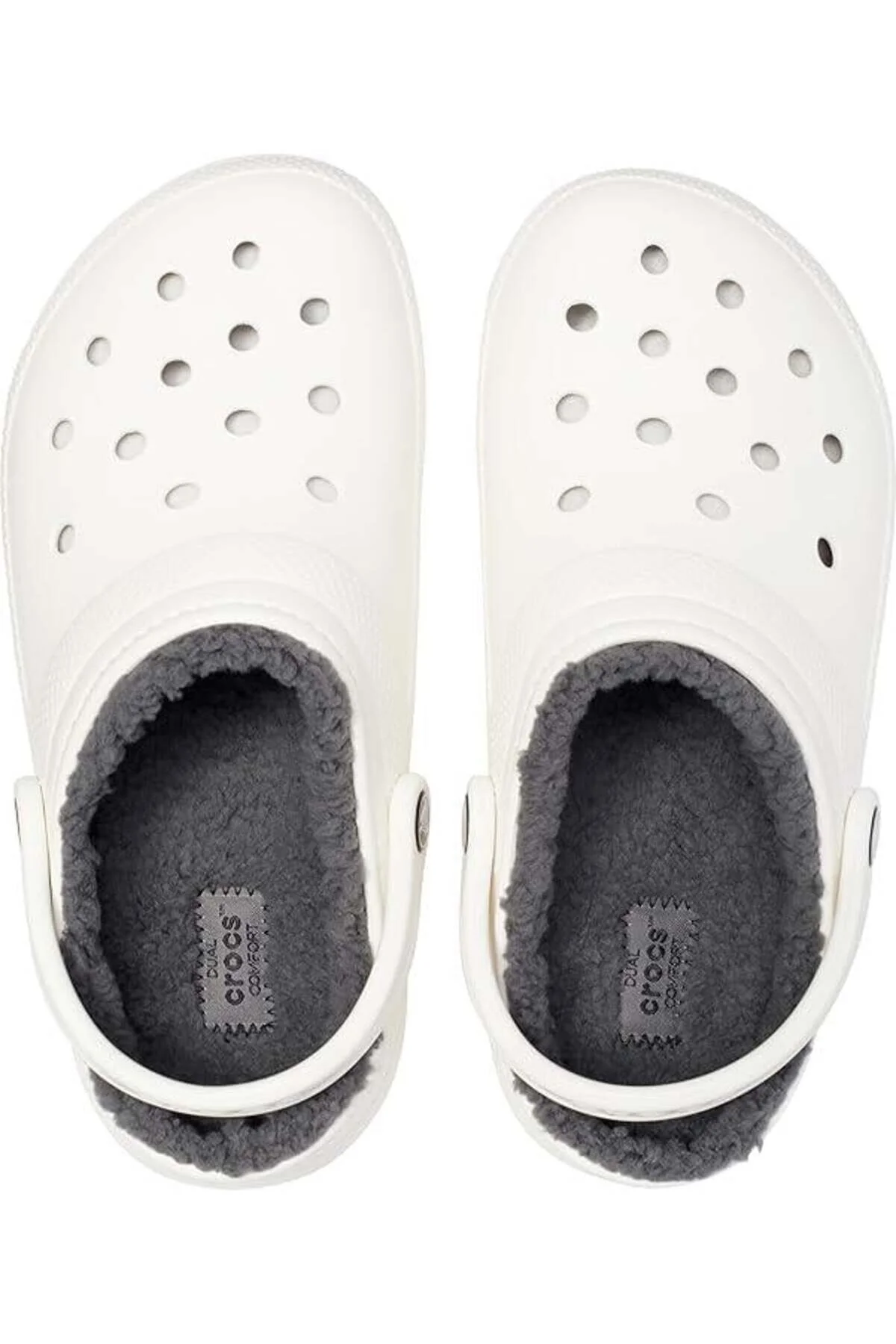 کفش مردانه زنانه یونیسکس کلاسیک Lined Clog و سفید Slipper 20359110M کراکس Crocs
