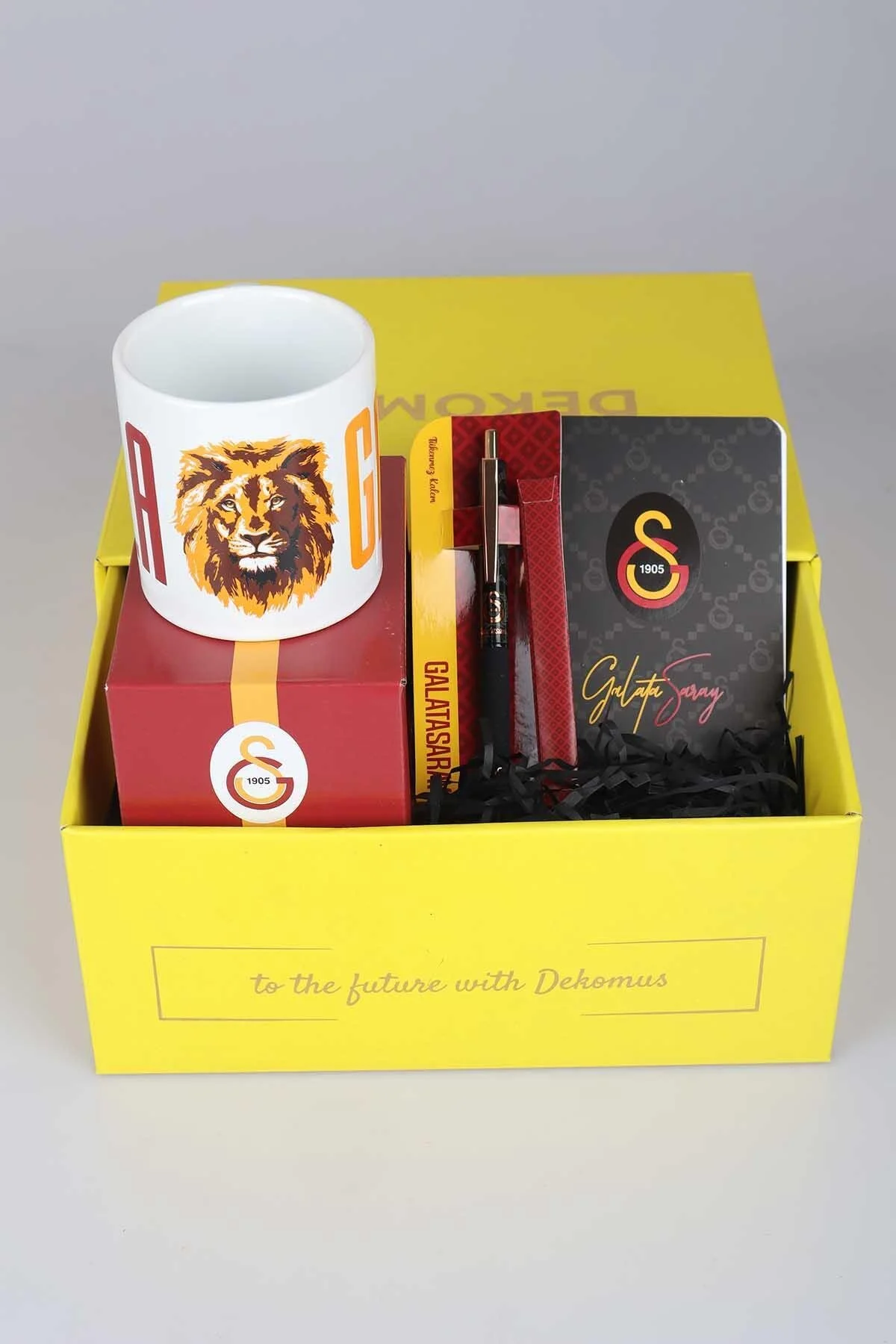 هدیه مفهومی چند رنگ جعبه CUP دارای مجوز ویژه دستور کار و تنظیم قلم توپ هیبریدی گالاتاسارای Galatasaray