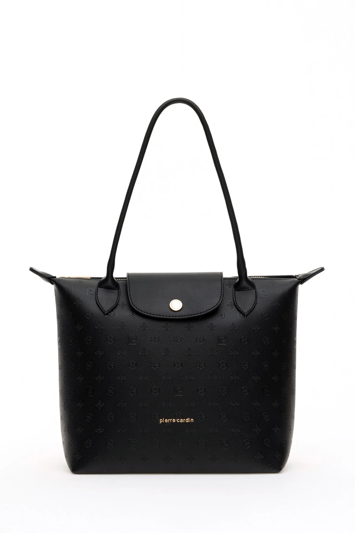کیف شانه ای زنانه فلوتر مشکی 05PO24K1975 Pierre Cardin
