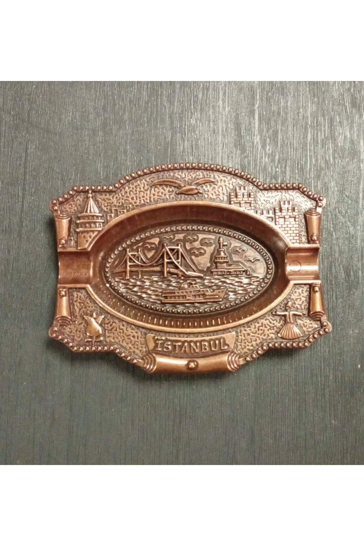 زیرسیگاری استانبول بیضی فلزی ASHTRAY 107 Sena