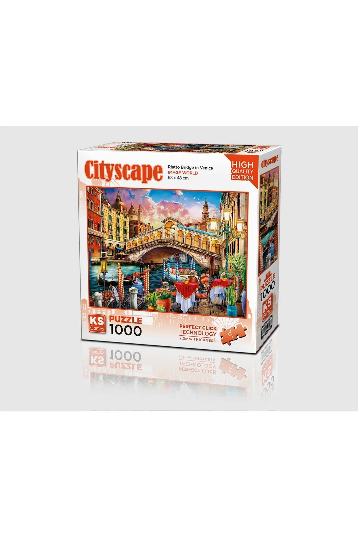 پازل پل RIATTO در ونیز 1000 قطعه اورجینال Ks Games