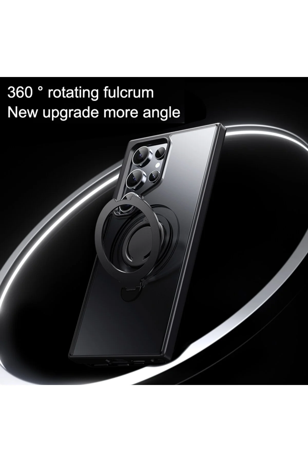 کاور و قاب محافظ سامسونگ گلکسی اس 23 اولترا با پایه دوار PROTRUSION 360 دوربین مدار بسته شارژ مات MAGSAFE Rivor