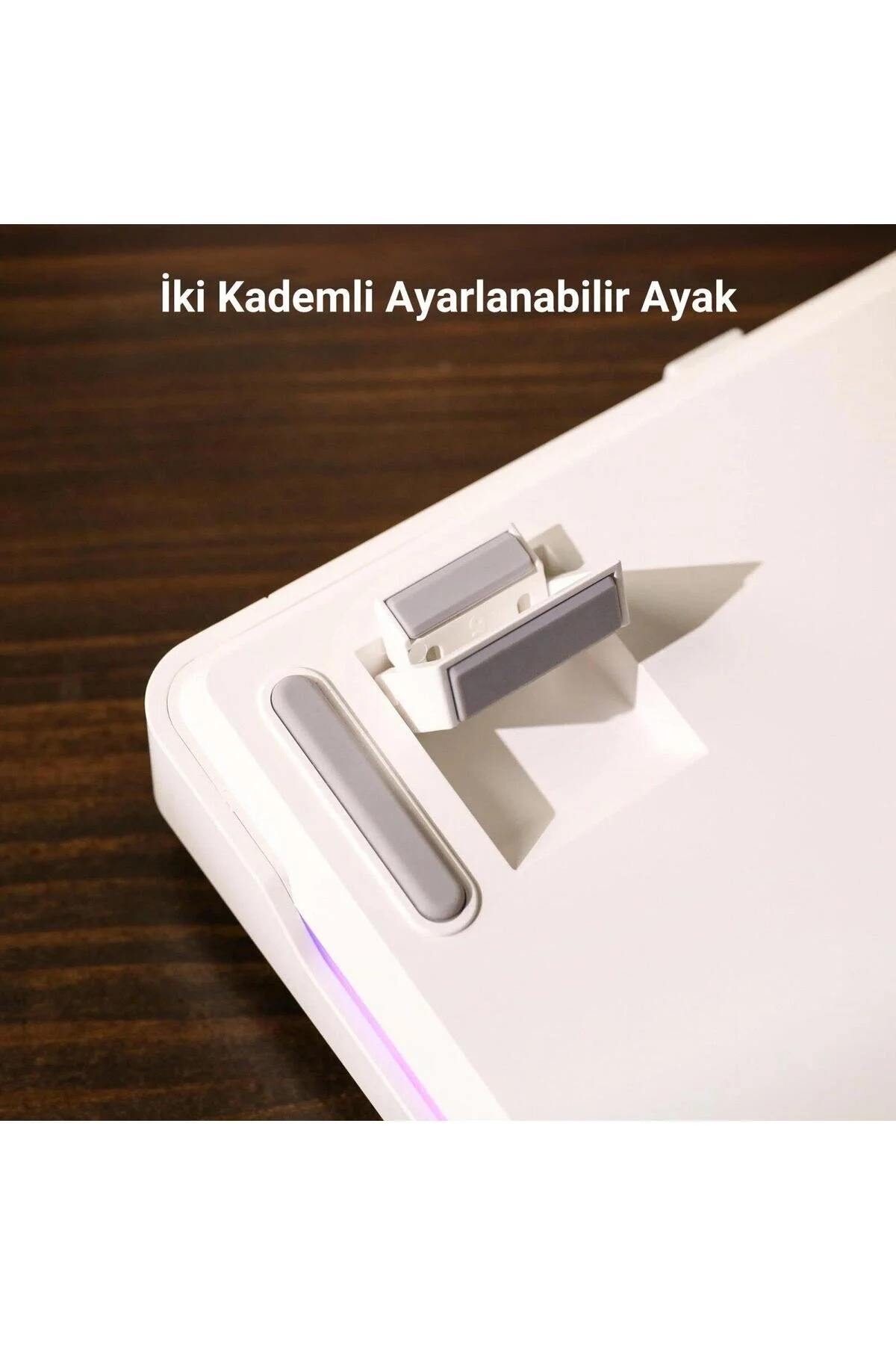 کیبورد مخصوص بازی F87 مکانیکی RGB TKL GRAYWOOD V3 سوئیچ بی سیم ماکرول صفحه کلید HOT Aula