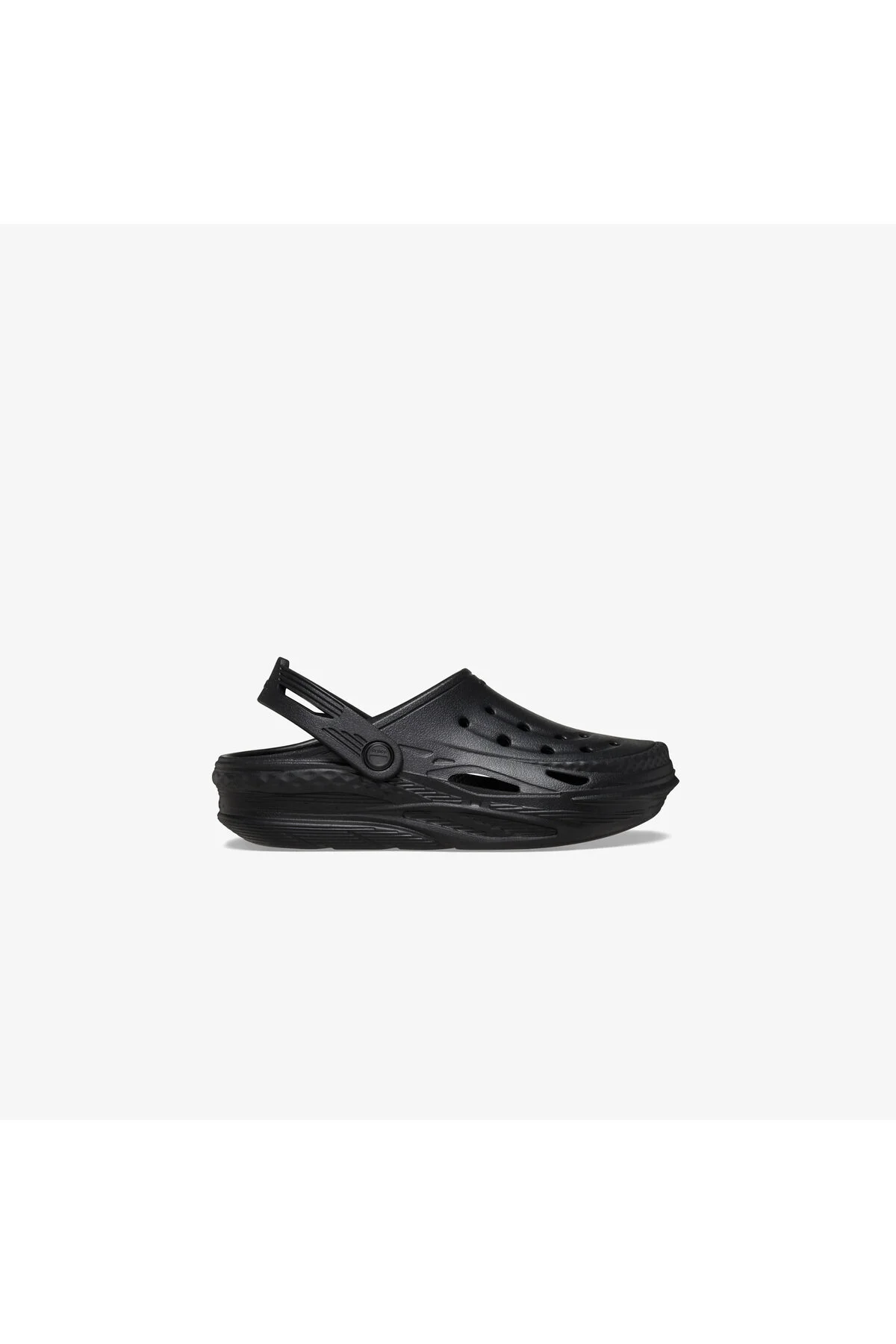 دمپایی دخترانه پسرانه یونیسکس Off Grid Clog Kids سیاه کراکس Crocs