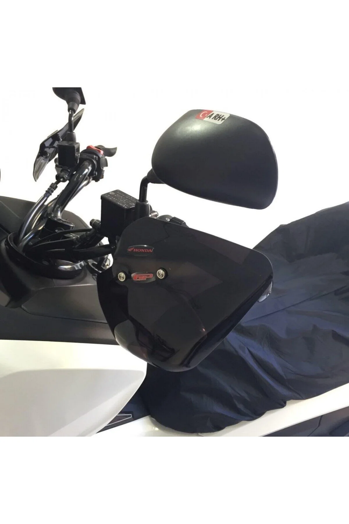 محصولات منعکس کننده موتورسیکلت محافظ دست در برابر باد پلاستیک دودی HONDA PCX125 150 FORZA 2014 2017 GP KOMPOZİT