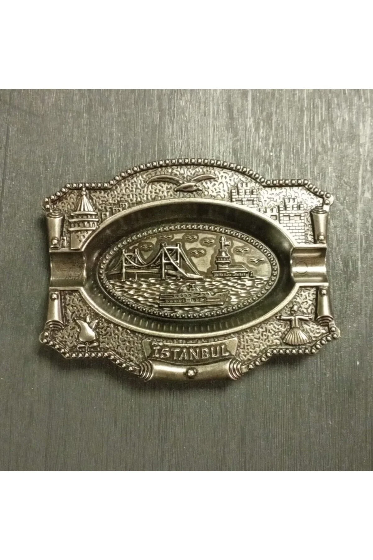 زیرسیگاری استانبول بیضی فلزی ASHTRAY 107 Sena
