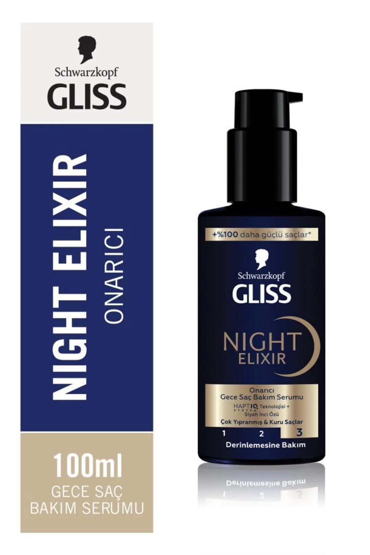 سرم ترمیم کننده مو Night Elixir حجم 100 میلی لیتر Gliss