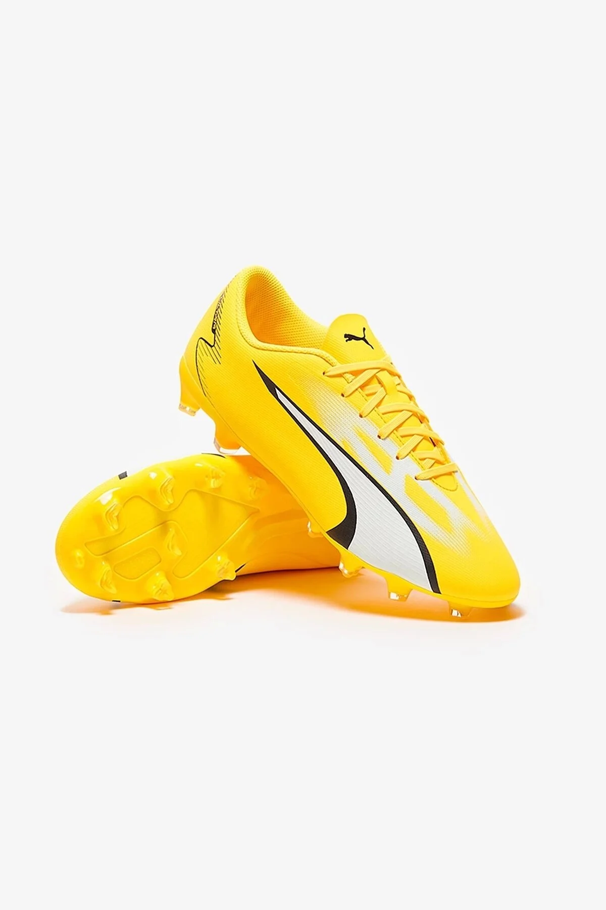 کفش چمن مصنوعی داخلی مردانه و زنانه ULTRA PLAY FG AG JR YELLOW 10753004 CRAMPON پوما Puma