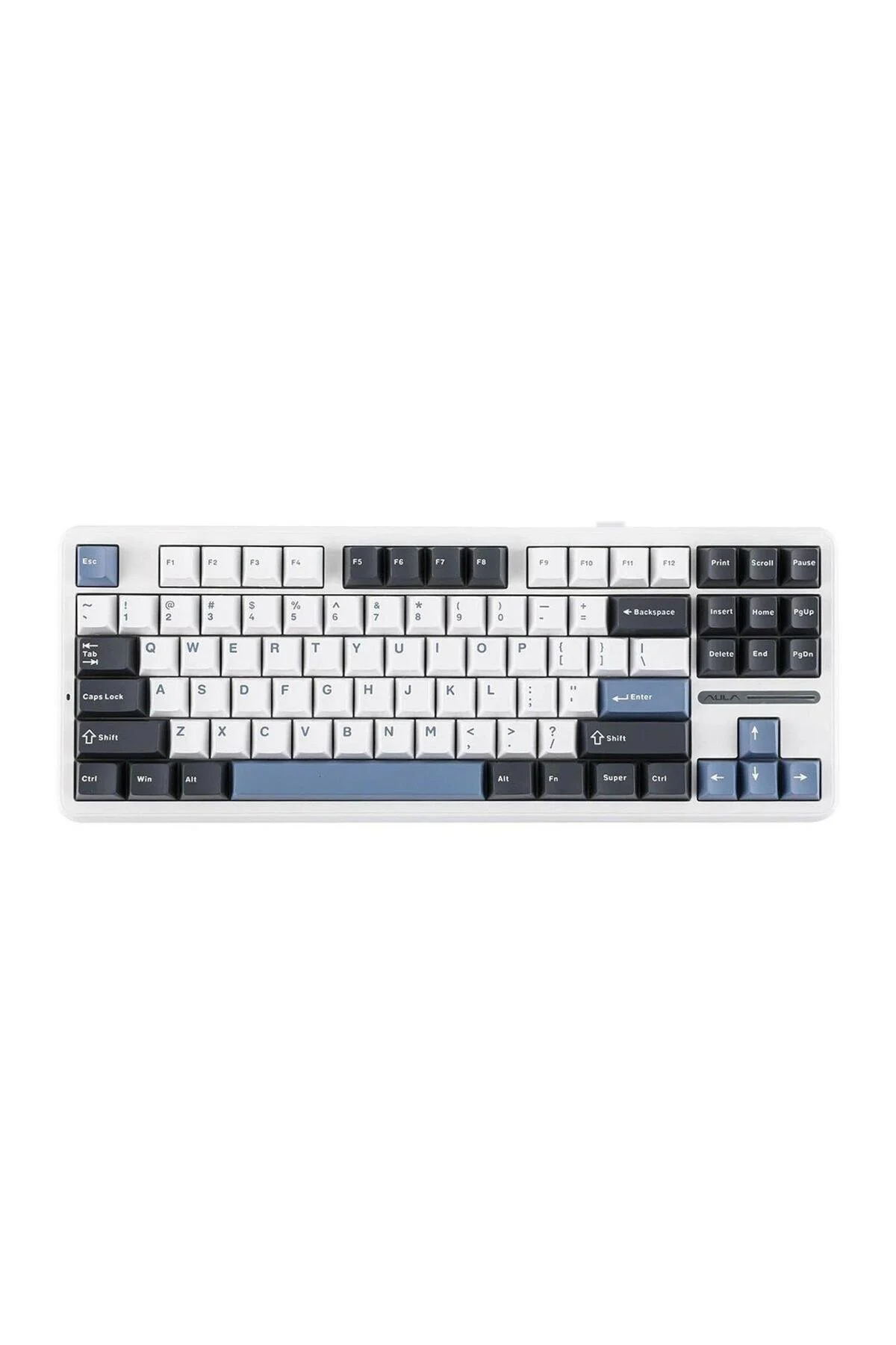 کیبورد مخصوص بازی F87 مکانیکی RGB TKL GRAYWOOD V3 سوئیچ بی سیم ماکرول صفحه کلید HOT Aula