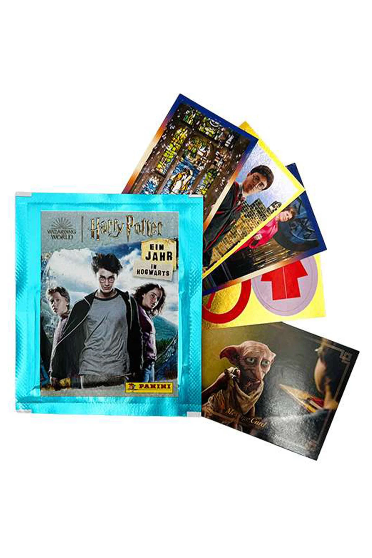 کارت بازی برچسب 1 ساله تنظیم شده در بسته هری پاتر هاگوارتز 50 50S 200 STCIKER+ Panini