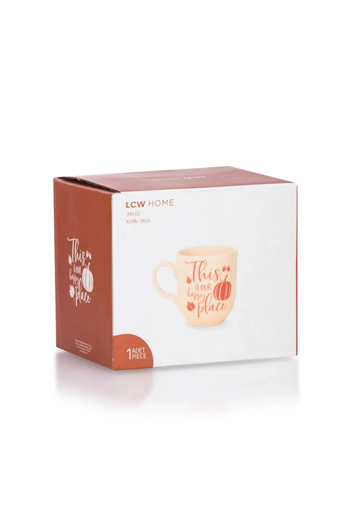 ماگ چند رنگ فنجان Lcw Home Orange Cup 345 میل LC Waikiki