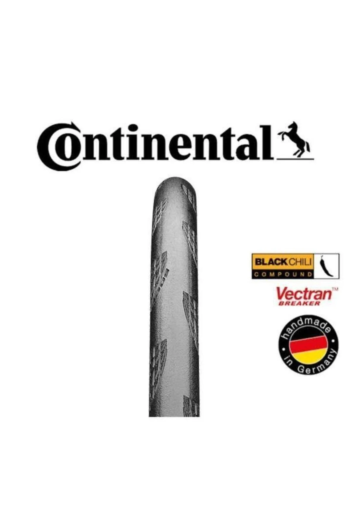 GRANDPRIX GP5000 700X25 تایر در فضای باز تاشو سیاه و سفید Continental