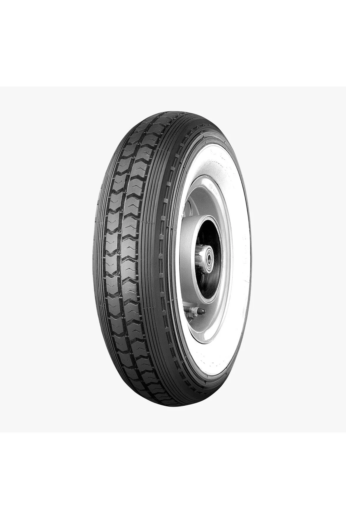 لاستیک موتورسیکلت موتور سیکلت 3.50 8 پوند WW WHITE WALL 46J Continental