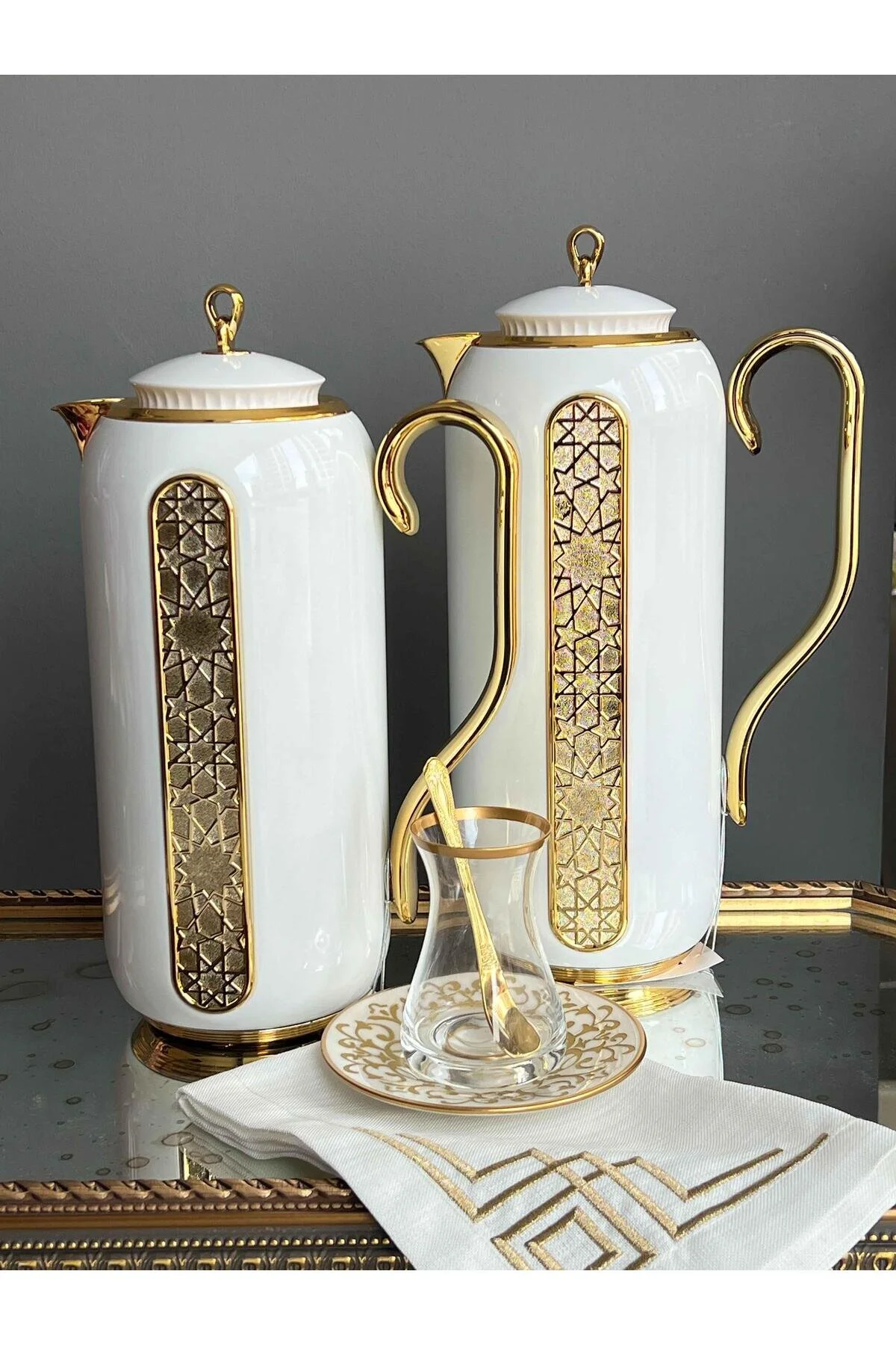 فلاسک THERMOS GOLD WHITE 2 اورجینال ROSSEV