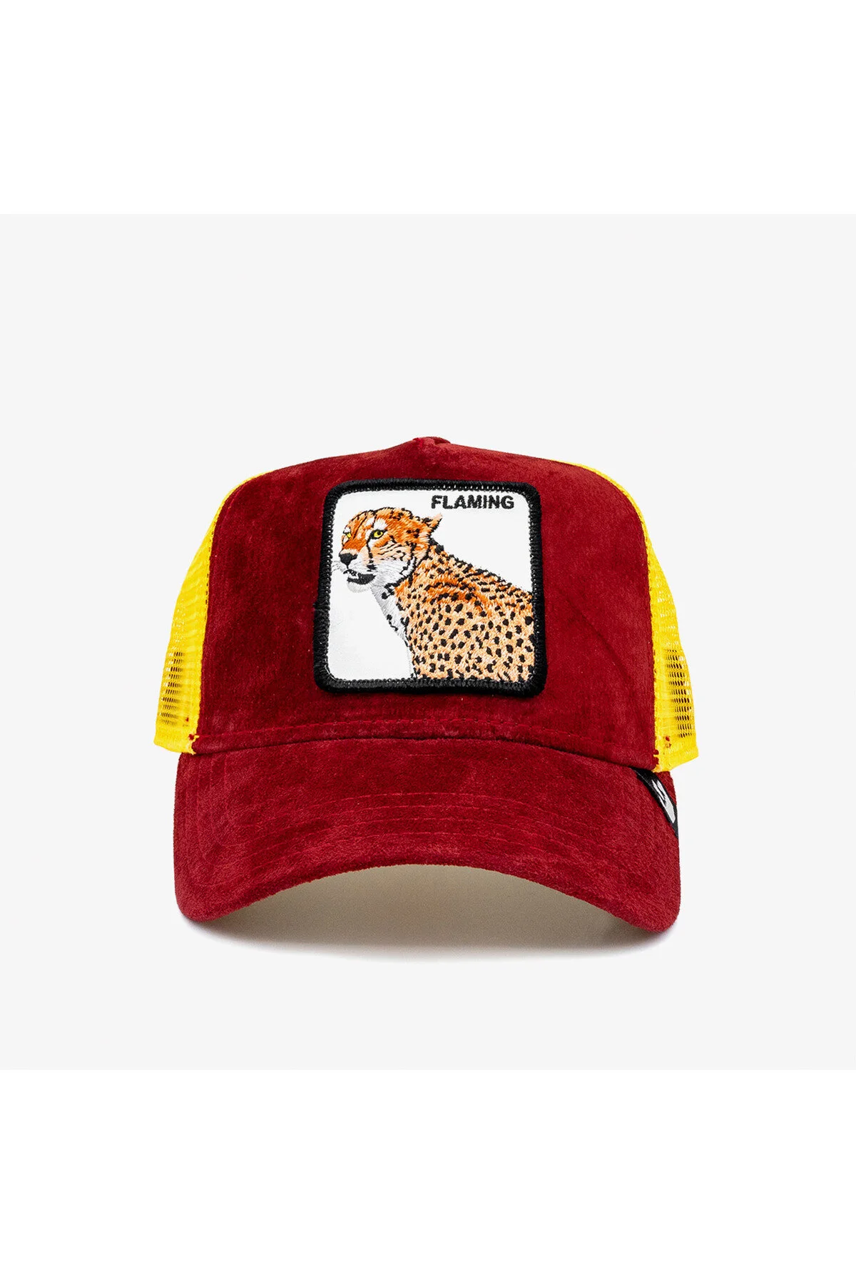کلاه Hot Cheetah یونیسکس طراحی قرمز شیک و خاص Goorin Bros