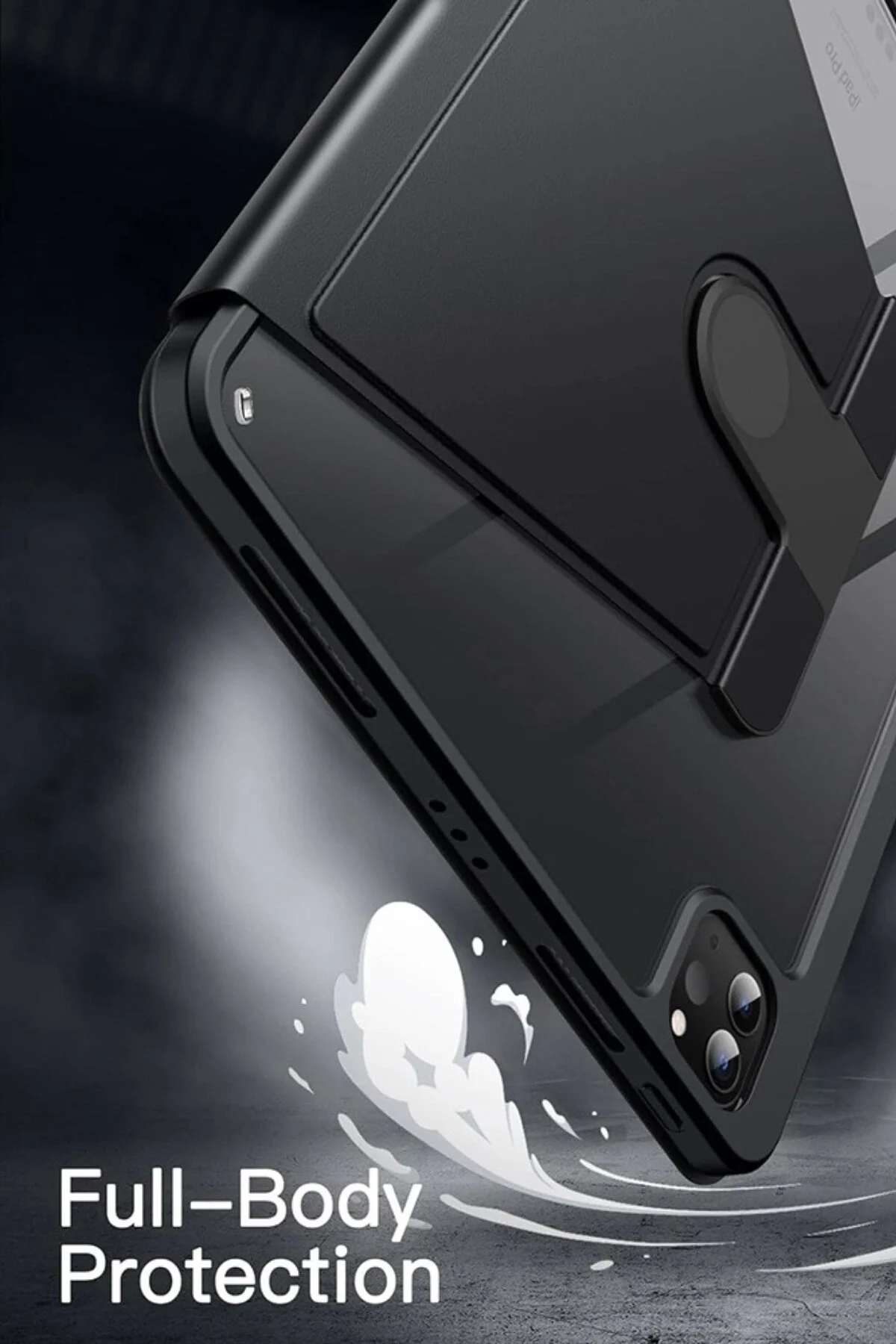 کاور تبلت APPLE IPAD AIR 11 M2 M3 6 7 GENERATION CASE با محفظه قلم حرارتی و پایه قابل چرخش Redclick