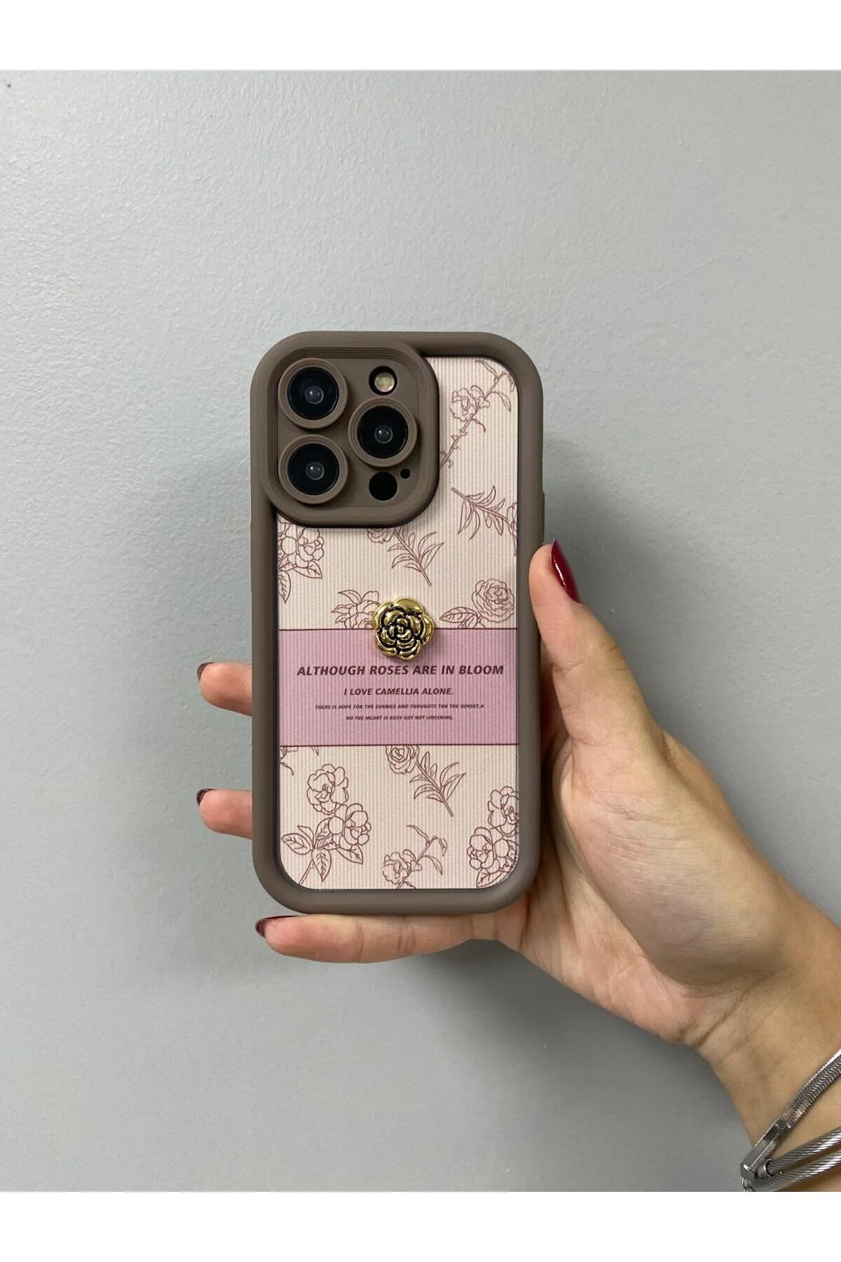 کاور و قاب کیف لوکس مدل PINTEREST سازگار با IPHONE 14 PRO YZGOLDEN