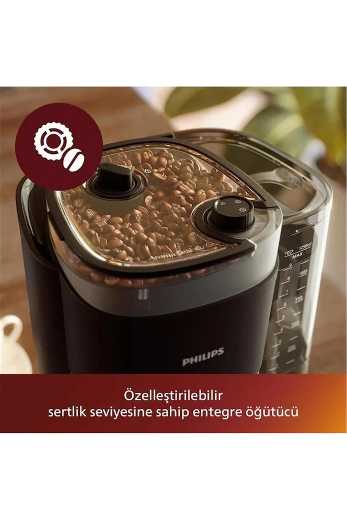 قهوه ساز فیلتری 01 دم کردن همه کاره دستگاه فیلتر با آسیاب اورجینال Philips