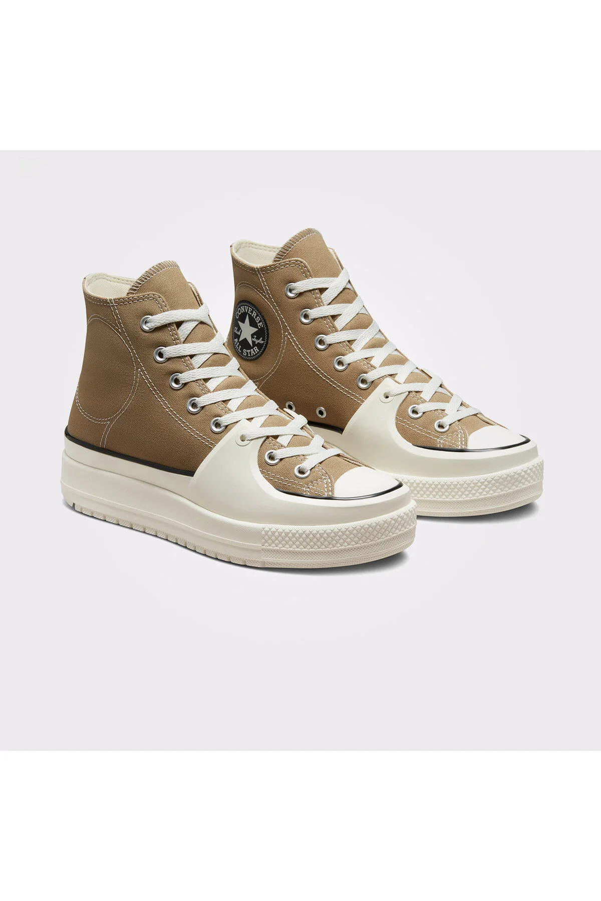 اسنیکر کفش کتانی بژ یونیسکس چاک تیلور ALL STAR CONSTRUCT کانورس Converse