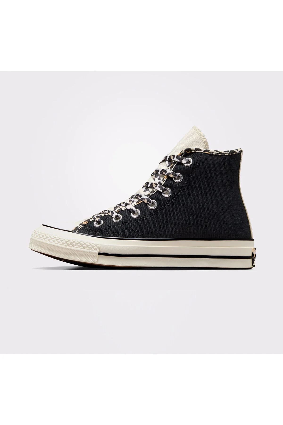 اسنیکر کفش ورزشی مشکی یونیسکس چاک 70 لئوپارد لاو کانورس Converse