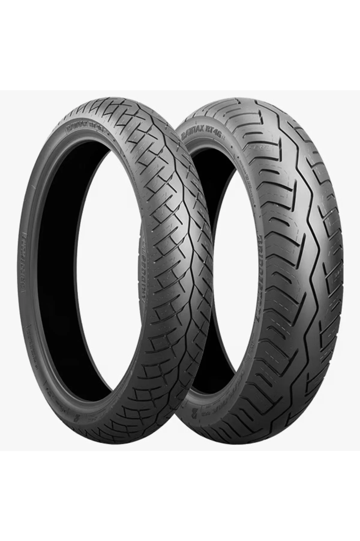 لاستیک موتورسیکلت موتور تنظیم 100 80 17 و 130 70 Bt46 Tirt Set Bridgestone