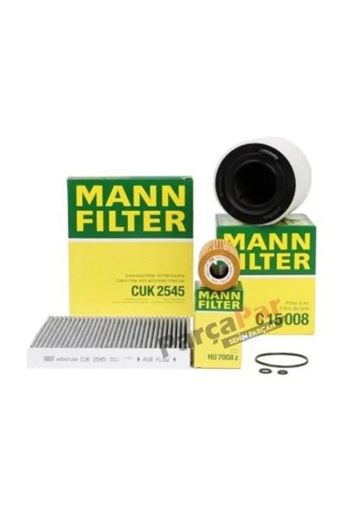 ست فیلتر خودرو SKODA KODIAQ 2.0 TDI PERIODIC MAINTENANCE SET بدون احتساب سوخت برند MANN MANN