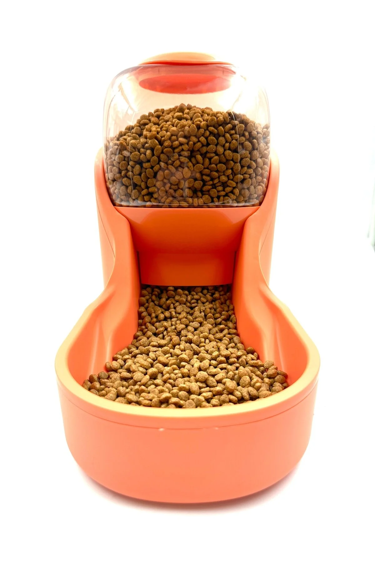ظرف آب و غذای گربه سگ نارنجی فضانورد کانتینر هوشمند 3800 میل  Tasma Market