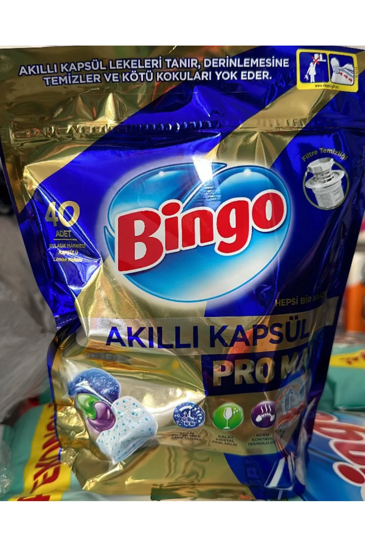 قرص و پودر ماشین ظرفشویی کپسول اورجینال Bingo