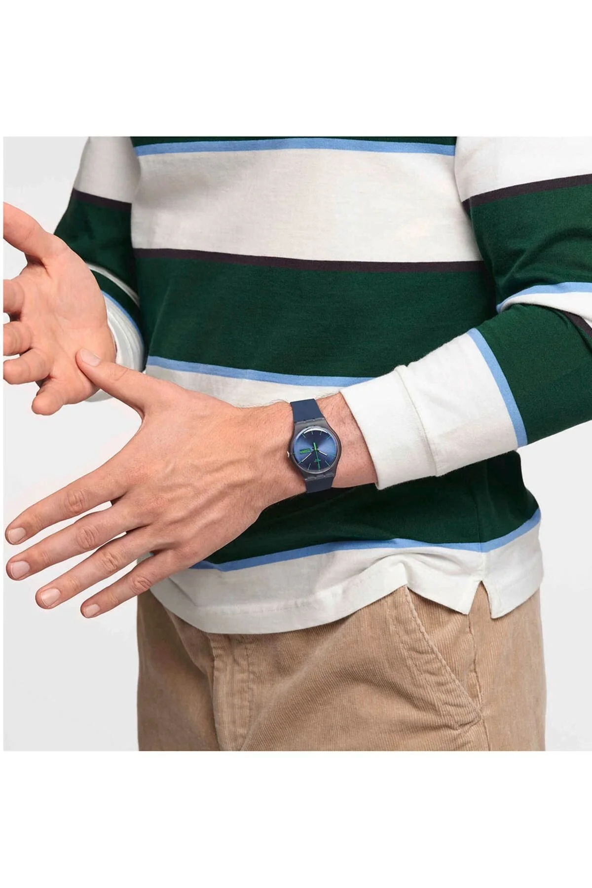 ساعت آبی مردانه 29n704 مچی اورجینال Swatch