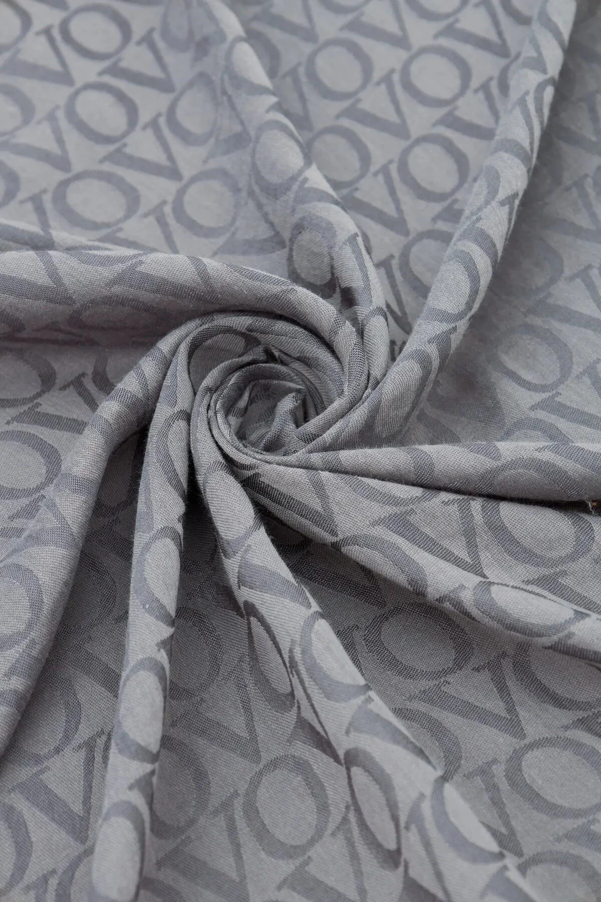 شال ALIA JACQUARD SHAWL 2 GREY Valentino Orlandi