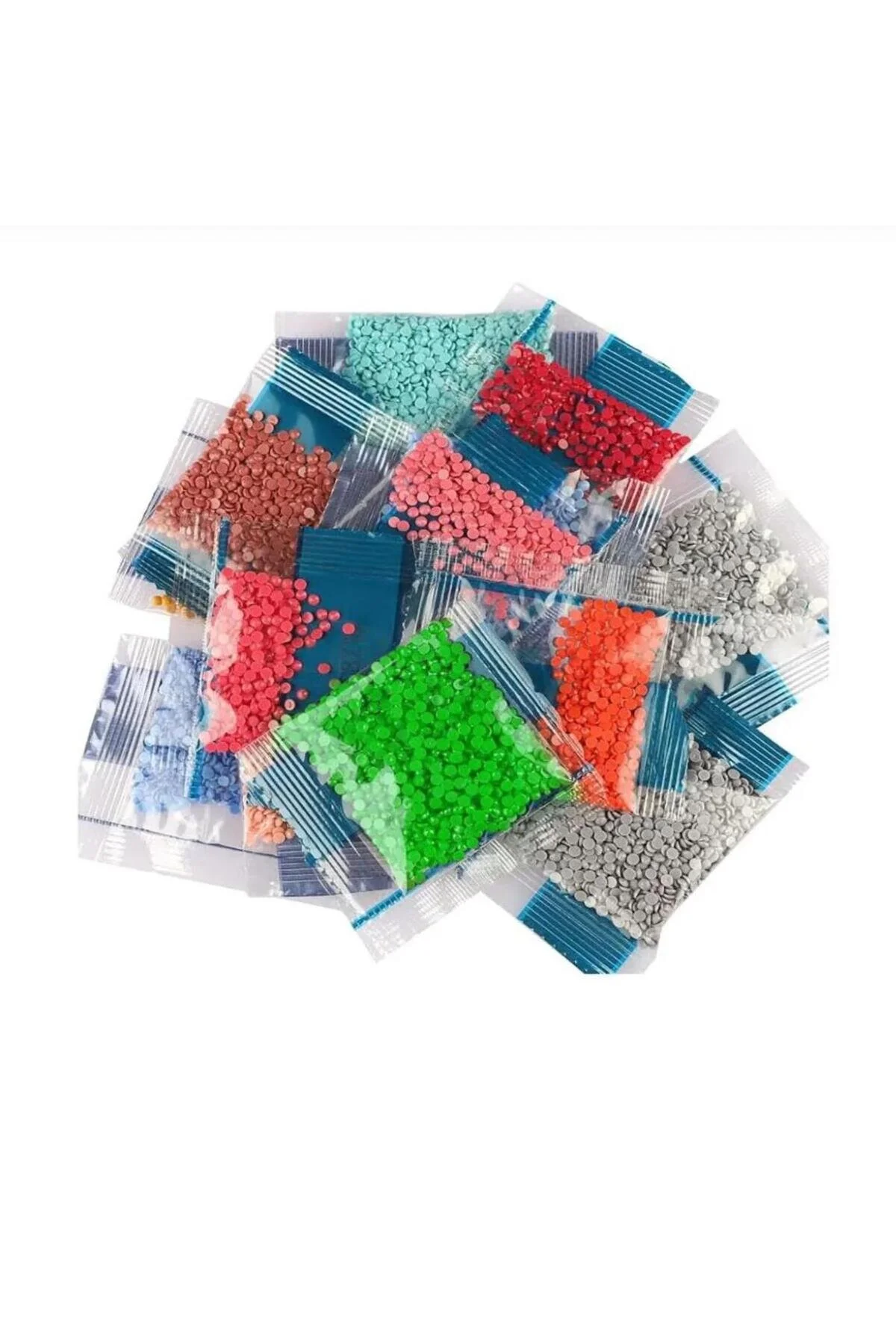پازل کیت حکاکی سنگ الماس 5 بعدی 27X33 سانتی متر طرح دختر گل Genel Markalar
