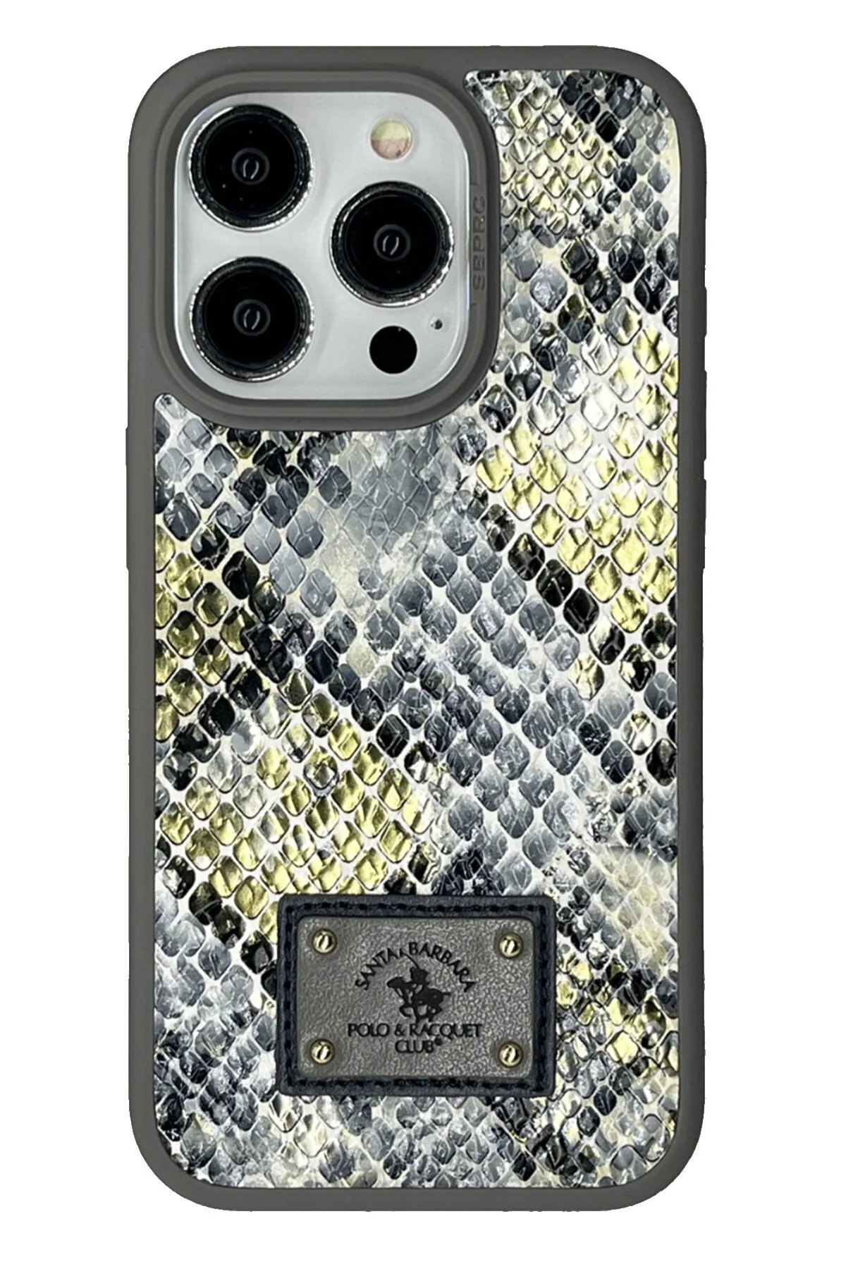 کاور و قاب سانتا باربارا پولو راکت کلاب IPHONE 15 PRO MAX SAGAR MAGSAFE COVER TITAN GREY Santa Barbara Polo Racquet Club