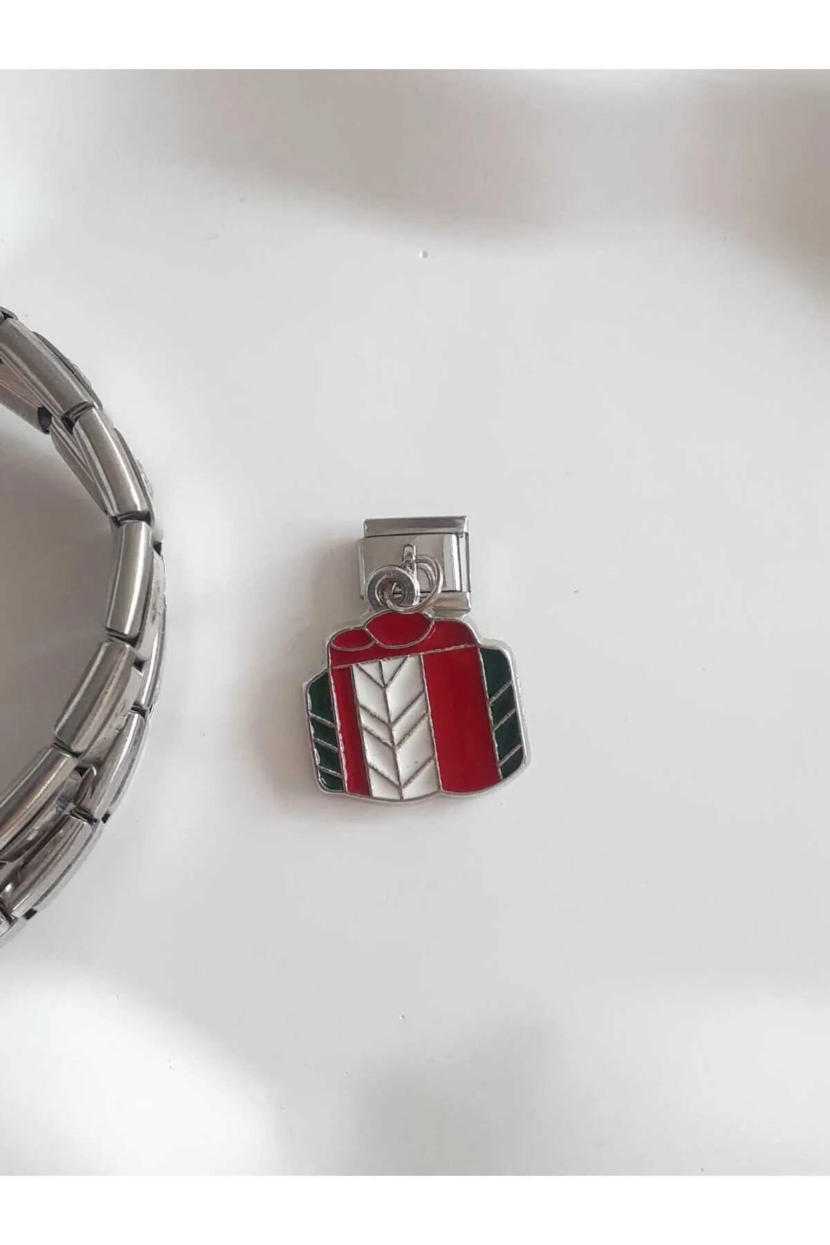 چارم مجموعه ویژه کریسمس و سال نو بسته هدایای فیگور استیل طلسم ایتالیایی bijoux uniques