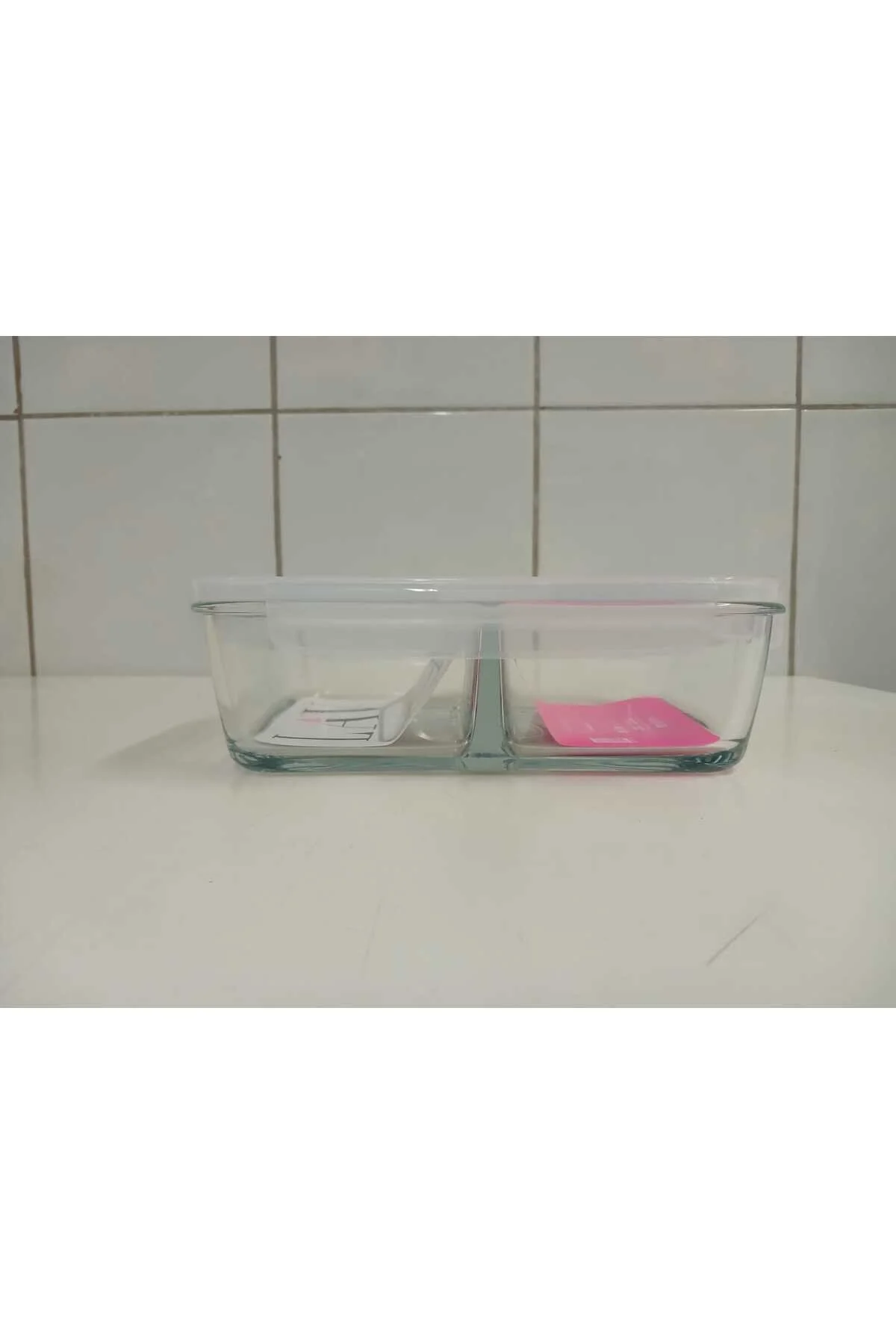 ظرف نگهدارنده شیشه FEYZADE FRESCO CONTAINER STORAGE 1 قطعه 1700 سی درپوش سفید با FRS 299 لاو LAV