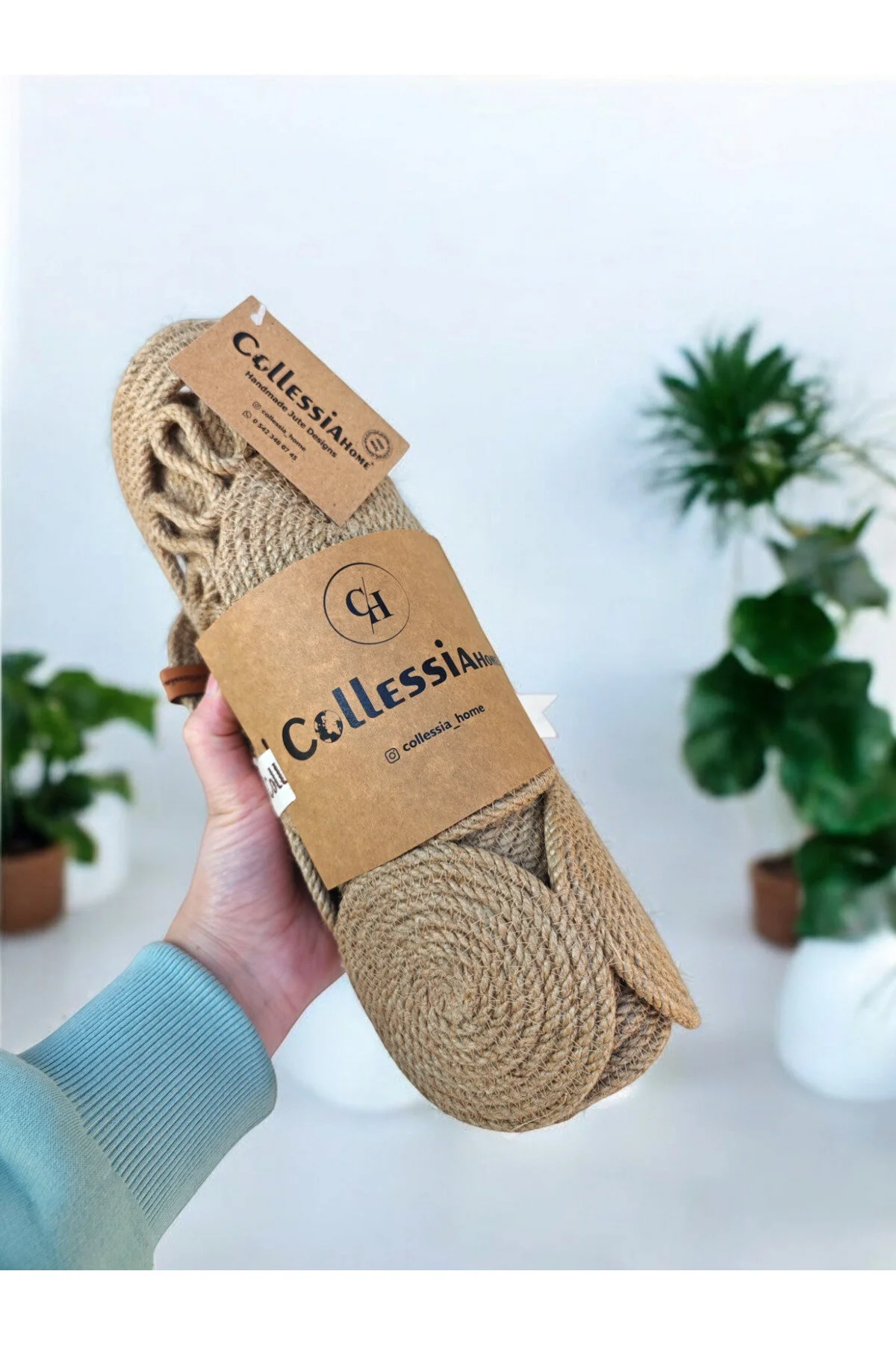 رانر و زیر بشقابی COVER SIMENA JUTE 100X32CM اورجینال COLLESSİA