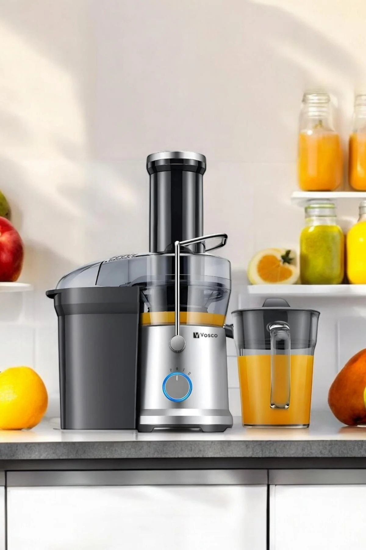 آب میوه و سبزی گیری آبمیوه 1.2 لیتری 1200 واتی اورجینال vosco