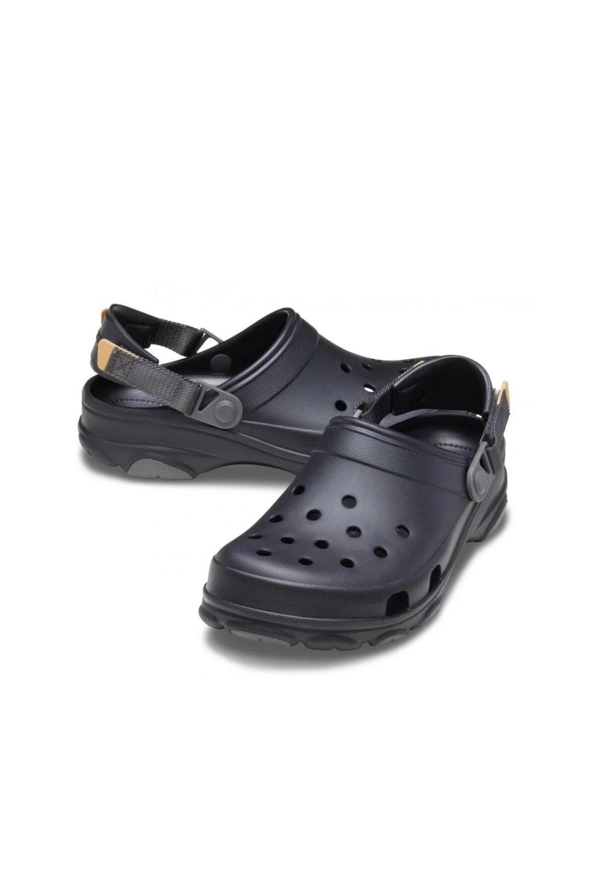 کفش مردانه کلاسیک تمام زمین بسته سیاه و کراکس Crocs