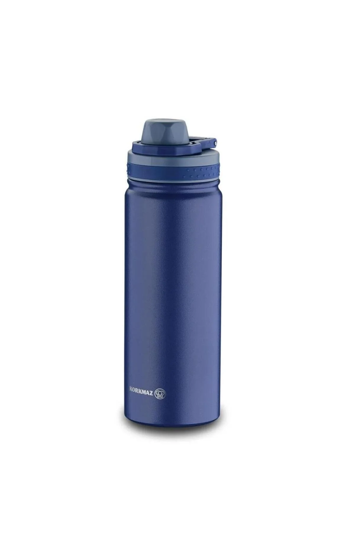 فلاسک قمقمه اسپرت A742 03 530 ML آبی سرمه ای اورجینال KORKMAZ