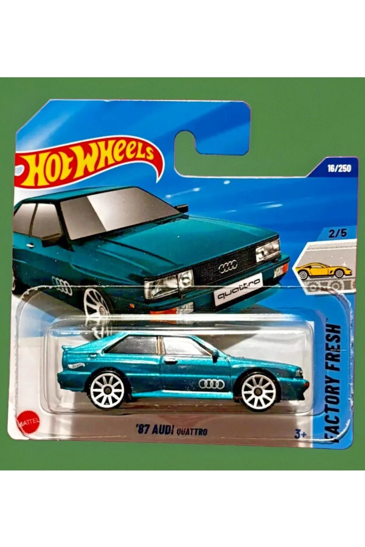 ماشین اسباب بازی HOT WHEELS 87 AUDI QUATTRO 2025 از ترکیه HOT WHEELS