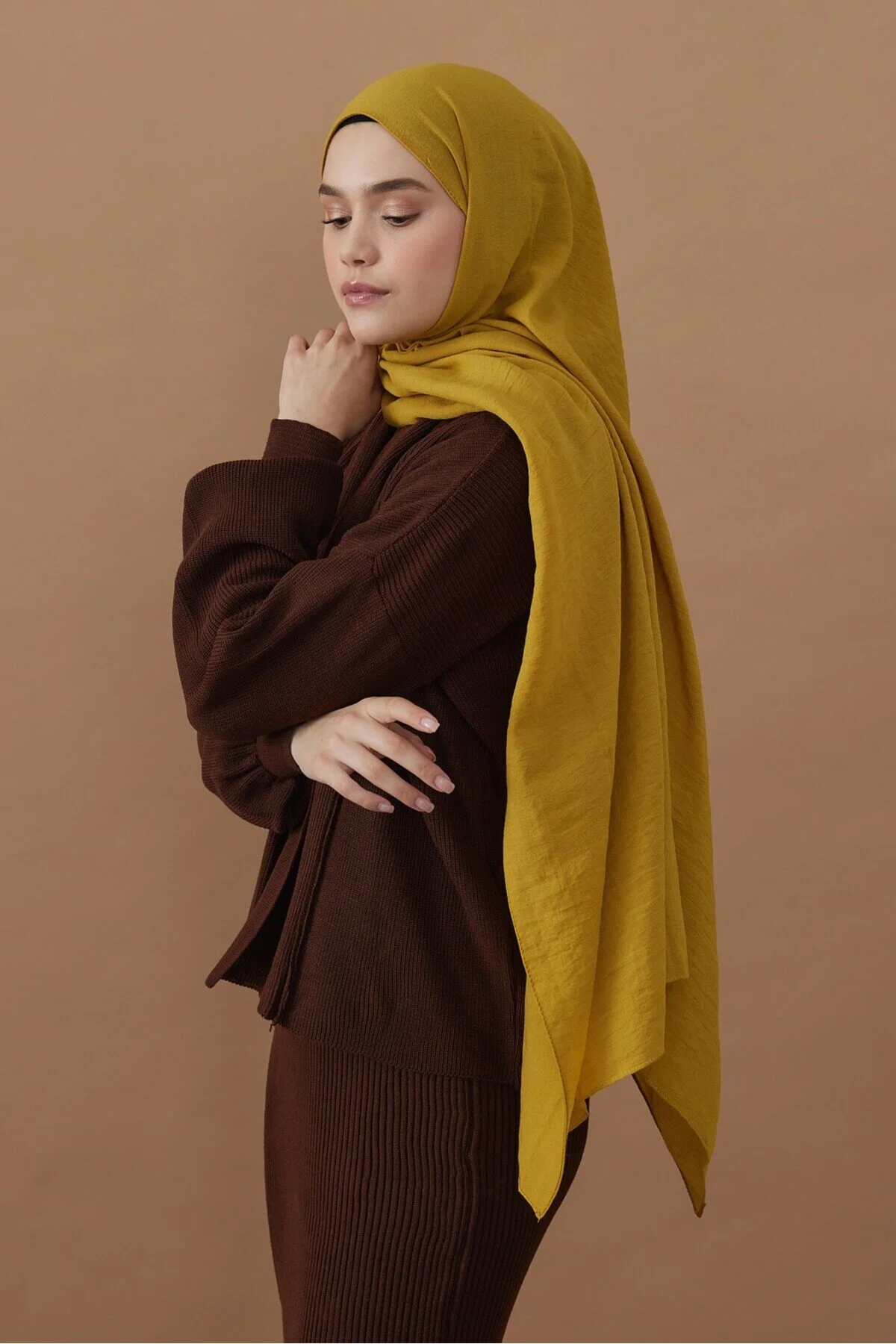 شال نخی کراش اورجینال Modakaşmir
